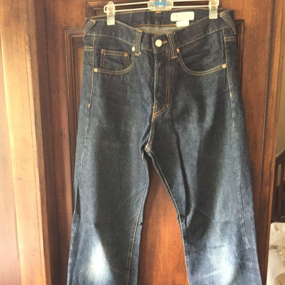 H&M Men's Navy Straight Leg Jeans (29 x 32)